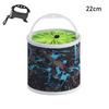 1Pcs Thickened Folding Fishing Bucket Hard Bottom Water Collection New Water Bag