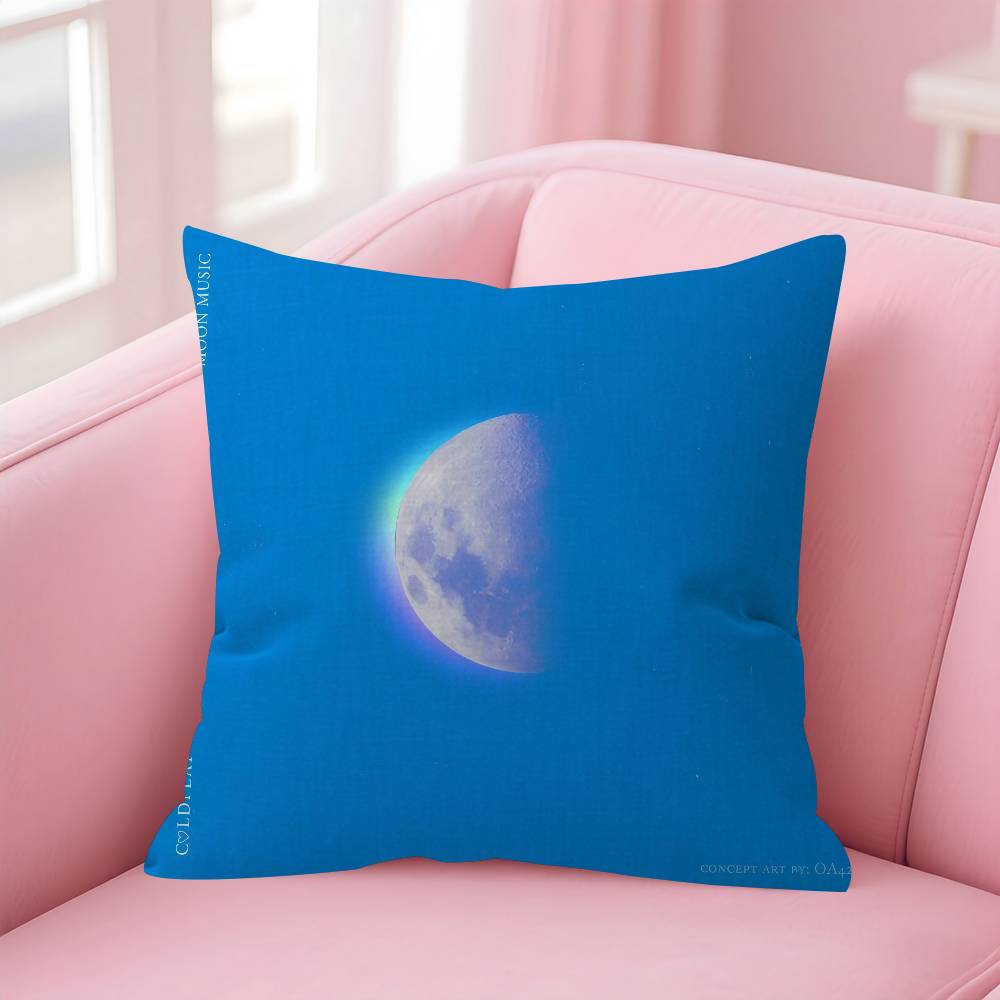 Band CColdplay Moon Music Maple Design Cushion Cover Happy Autumn Harvest decor Holiday Decorati Pillow Cover