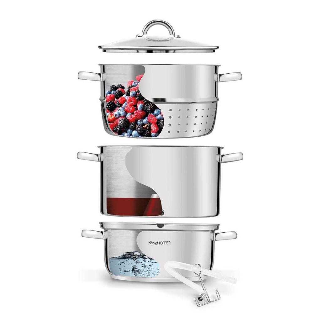 Juicer 8L Induction Home Made Juice Pot Konighoffer