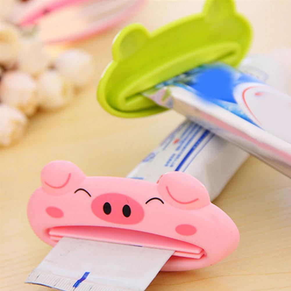 5 Stück Tierform Zahnpasta Squeezer Kosmetiktuben Spender Cartoon 4R6T Kopf K9M8