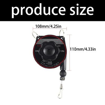 Space Saving Retractable Hanger 1.2/3kg Bearing Capacity Safety Lock Feature For High Place And Tight Space