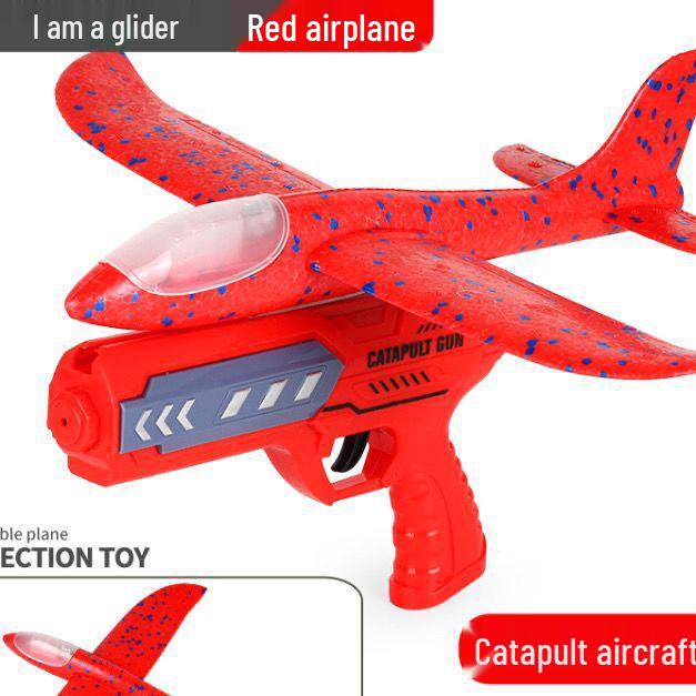 Light-Up Foam Glider Airplane Launcher Toy for Kids