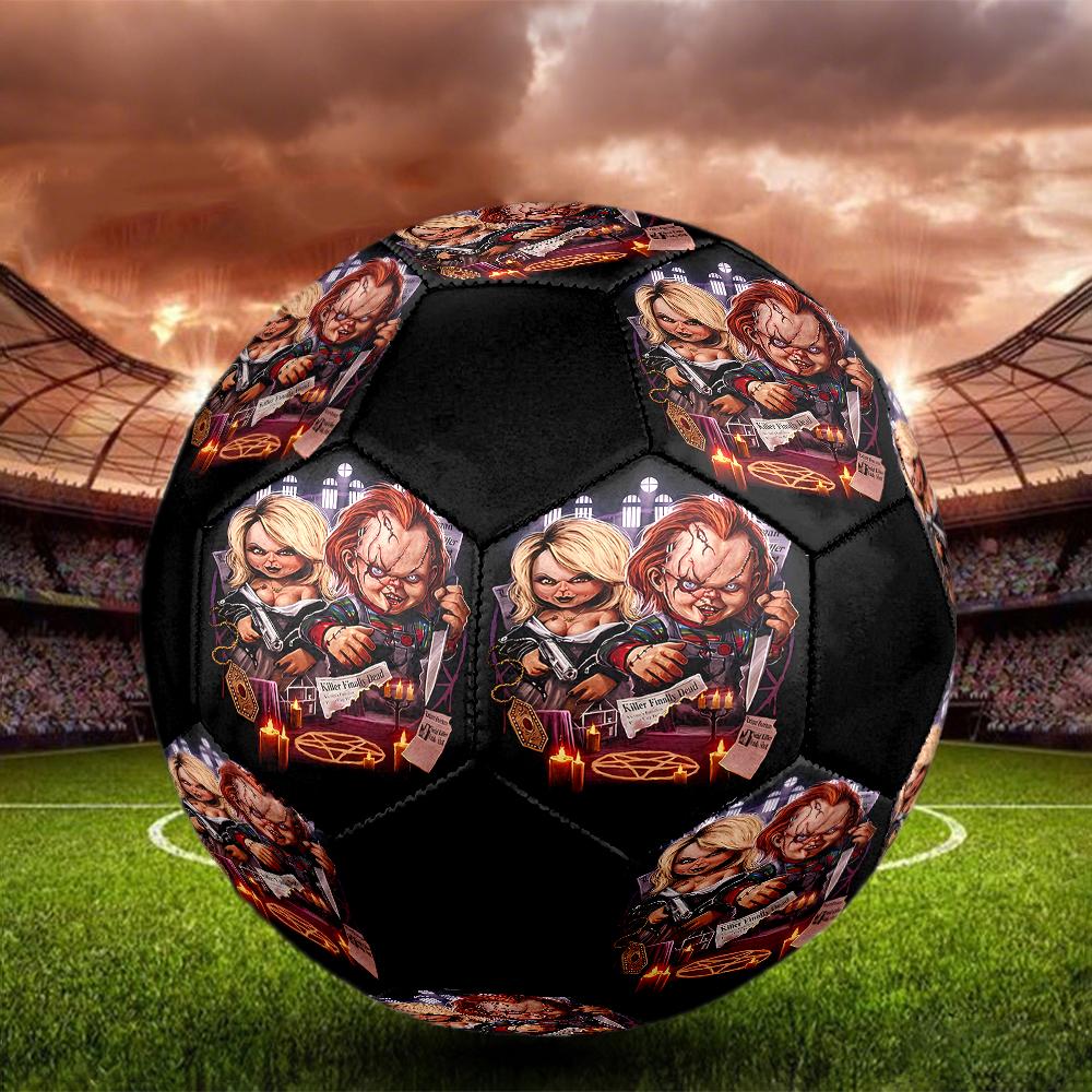 Halloween Horror Theme Size 5 Soccer Ball, Suitable for Both Indoor and Outdoor Matches, a Gift Suitable for Everyone.