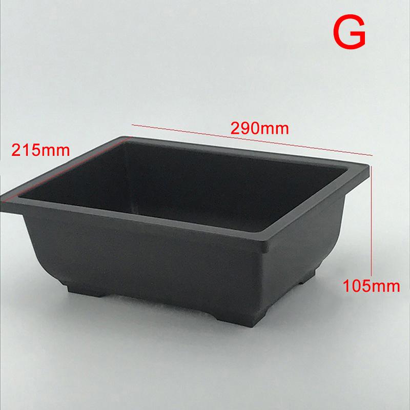 

Пластиковые горшки для обучения бонсай, цветочные горшки для рассады, кашпо для балкона и сада 29*21.3*10.5