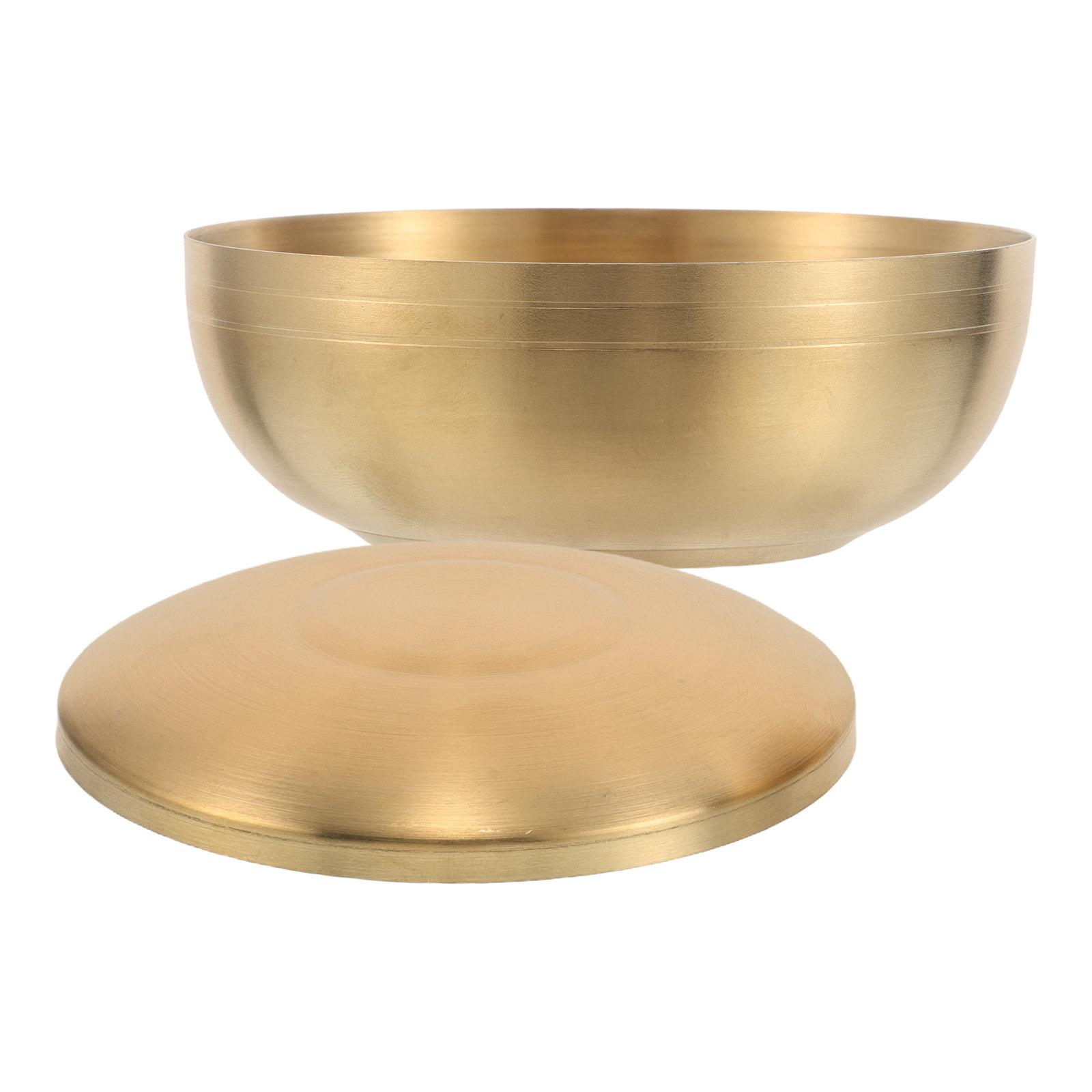 

304 Stainless Steel Korean Style Soup Bowl With Lid Sauces Lid-covered Kimchi Bowl Steamed Rice Bowl Small Round Bowl 8.5cm Gold