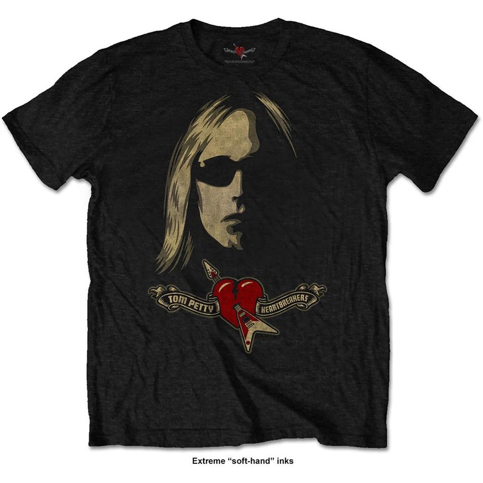 

Официальная футболка Tom Petty and the Heartbreakers Guitar Heart Мужская унисекс XL