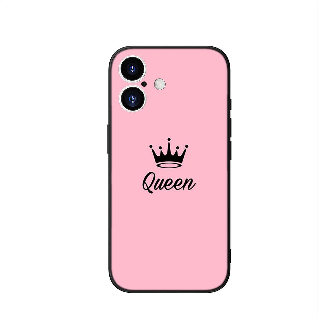 

Queen King Princess Crown Phone Cover Case for Huawei P30 P20 Mate 20 Lite Pro Y7 Y6P Y7A 2019 Nova 5T 3I Casing Huawei Y7 (2019)