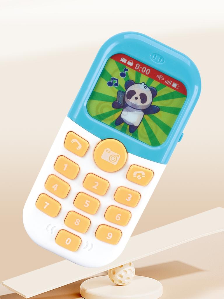 Jouets pour smartphone, téléphone pour bébé avec musique et lumière, son interactif simule les appels téléphoniques, cadeaux pour enfants ne comprenant pas la batterie