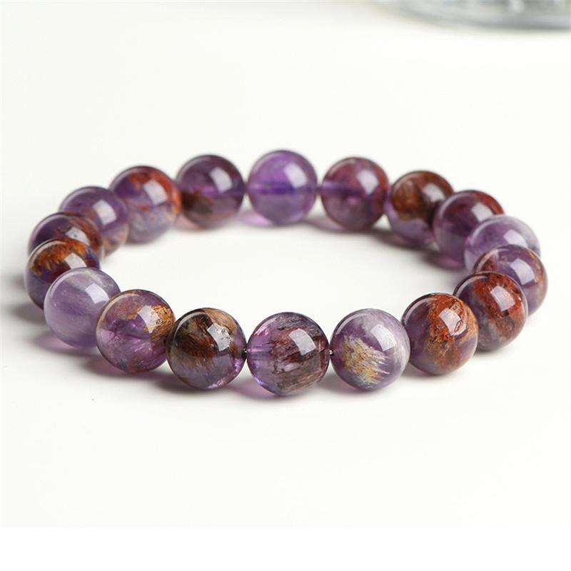 Natural Crystal Round Beads Beautiful Multicolor Beads Handmade Diy Bracelet Necklace Jewelry Handmade Beads Accessories
