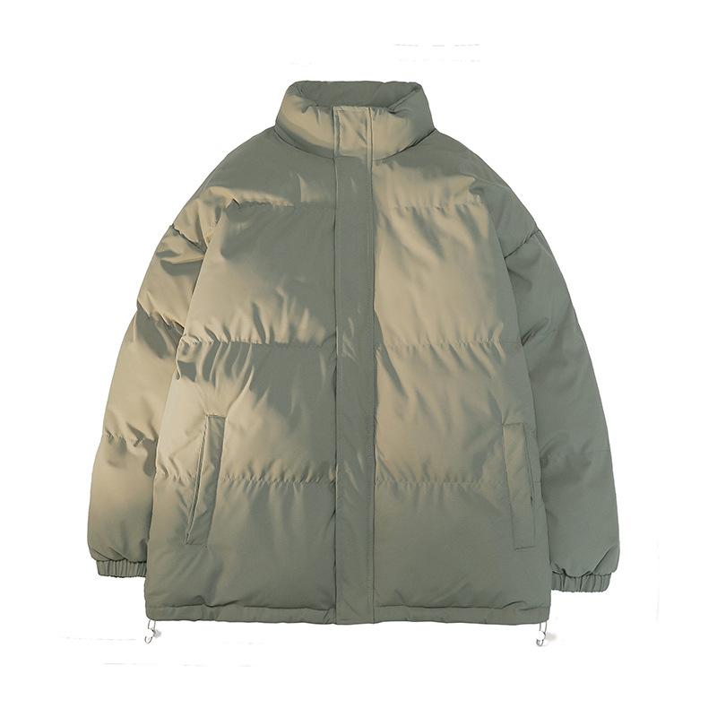 Giacca in Cotone con Collo Rialzato, Cappotto Spesso in Cotone da Uomo, Calda Giacca 'Pane', Giacca Cappotto in Cotone