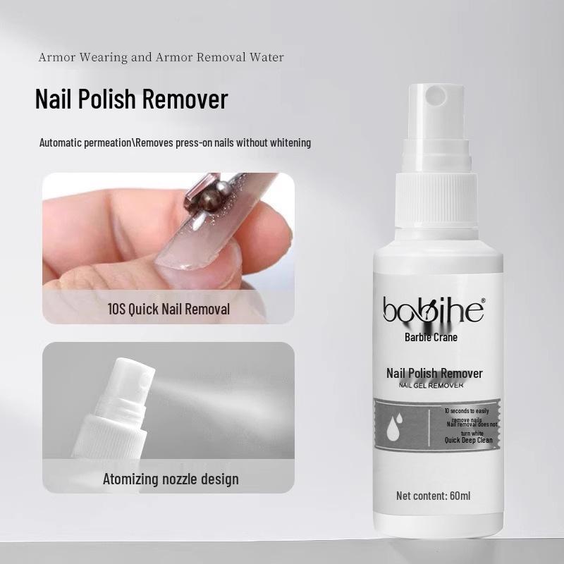 Quick Spray: Nail Adhesive Remover & Cleaner for Press-On Nails - Gentle, Damage-Free Solution