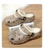 Herren Winter Hausschuhe Indoor Bequeme Warme Hausschuhe Sommer Abnehmbare Sandalen Herren Lässig Rutschfest Plüschfell Hausschuhe für Herren