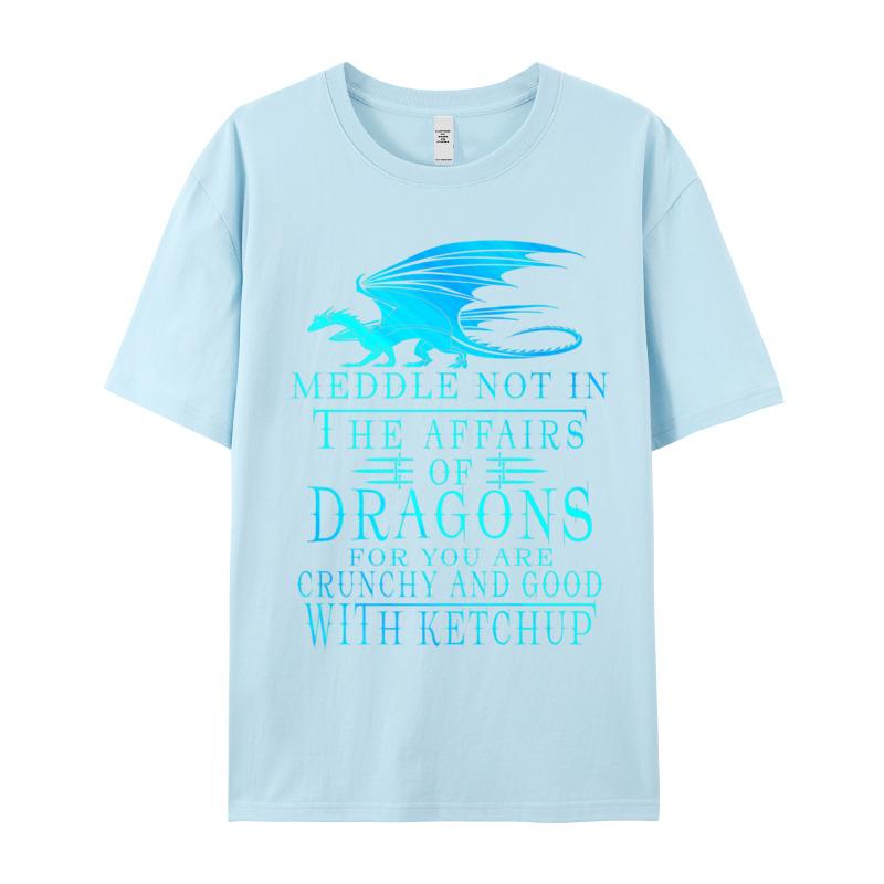 Hip Hop Meddle Not In The Affairs Casual Tshirts Crewneck 100 Cotton Unisexs Tees Short Sleeve Christmas Casual Tops Shirt