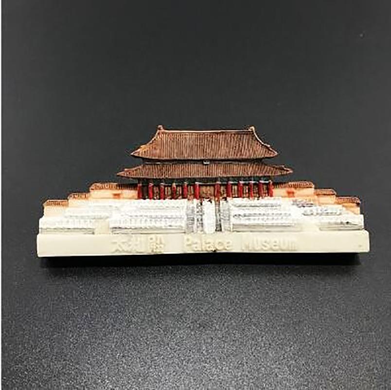 Beijing Fridge Magnets Tourism Souvenir The Great Wall Building Magnetic Magnets for The Refrigerator China Scenery Resin Gifts