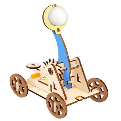 Pädagogisches Holzkatapult Modellbausatz Wissenschaftsexperiment Zum Selberbauen Trebuchet Spielzeugset Für Schul-Wissenschaftsprojekt