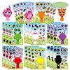 8/16Sheets Anime Sprunki Funny Puzzle Sticker Make a Face Decals Game Kids Toys Cartoon Assemble Jigsaw Children Party Gift