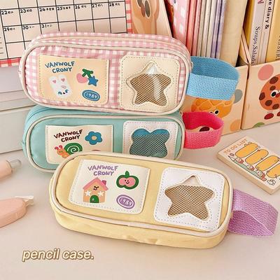 Large Capacity Pencil Case Portable Stationery Bag New Pen Bag  Back To School