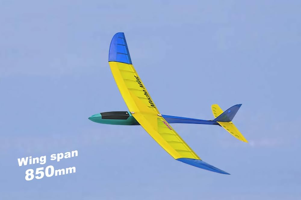 OK Mokei PILOT Mucho Mint Balsa Kit Glider with Rudder 12174 (0.86m)