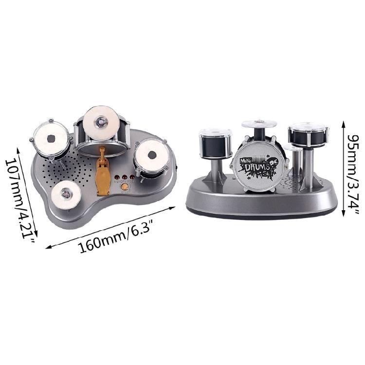 Finger Touch Drum Music Toy Novel Desktop Drum Gift Electronic Mini Drum Sets