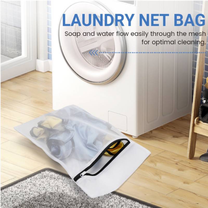 Machine Laundry Washing With Zipper Mesh Bag Suitable For Daily Cleaning Use And