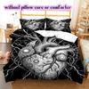 Thorn items Pattern Bedding Quilt Set Quilt Cover Pillowcase Home Decoration Birthday Gift (1 * duvet cover + 2 * pillowcase, without core)