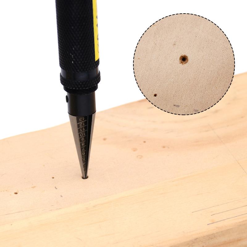 Steel Wood Manual Expanding Core Drill Reamer Positioning Hole Opener Center Punch Reaming Knife Model Tool 0-14Mm Hole Opener