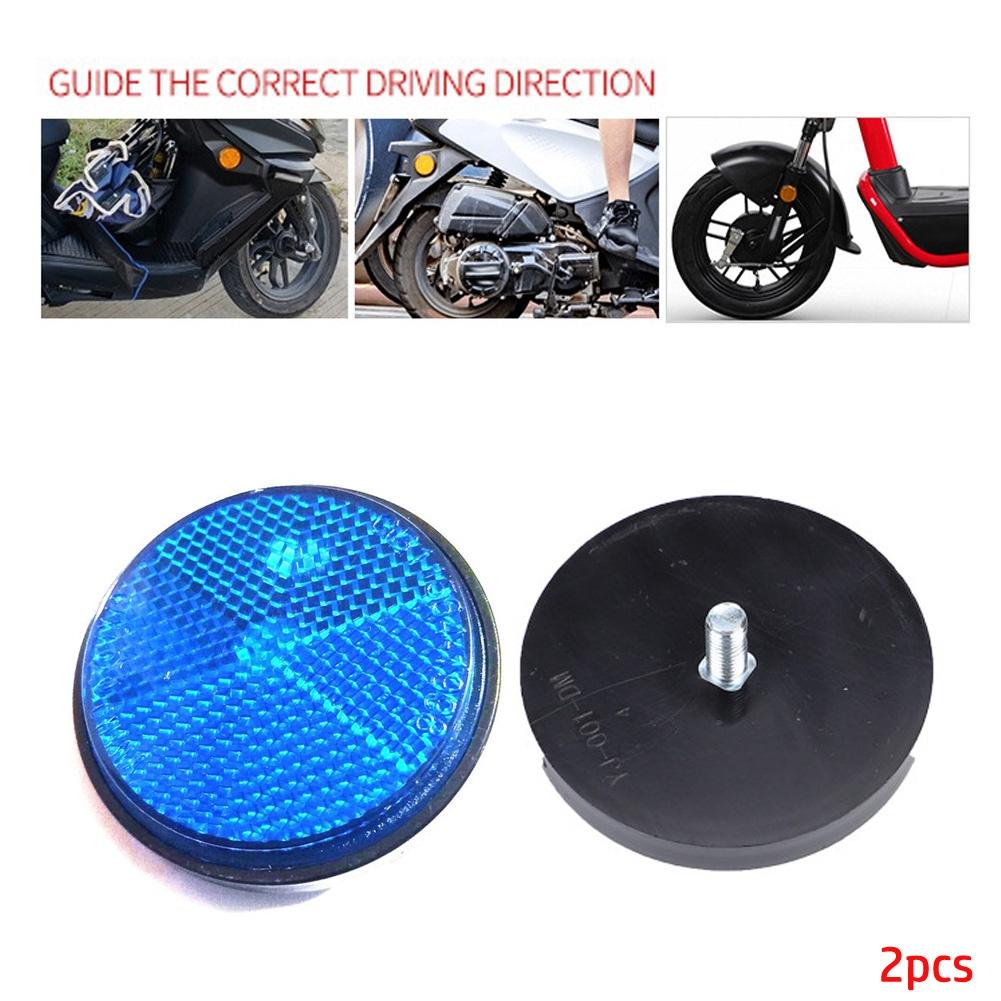 High-Visibility Circular Reflector for Trucks and Trailers - Pack of 2