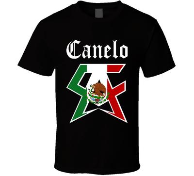 Canelo 1 Logo Farbe SCHWARZ T-Shirt