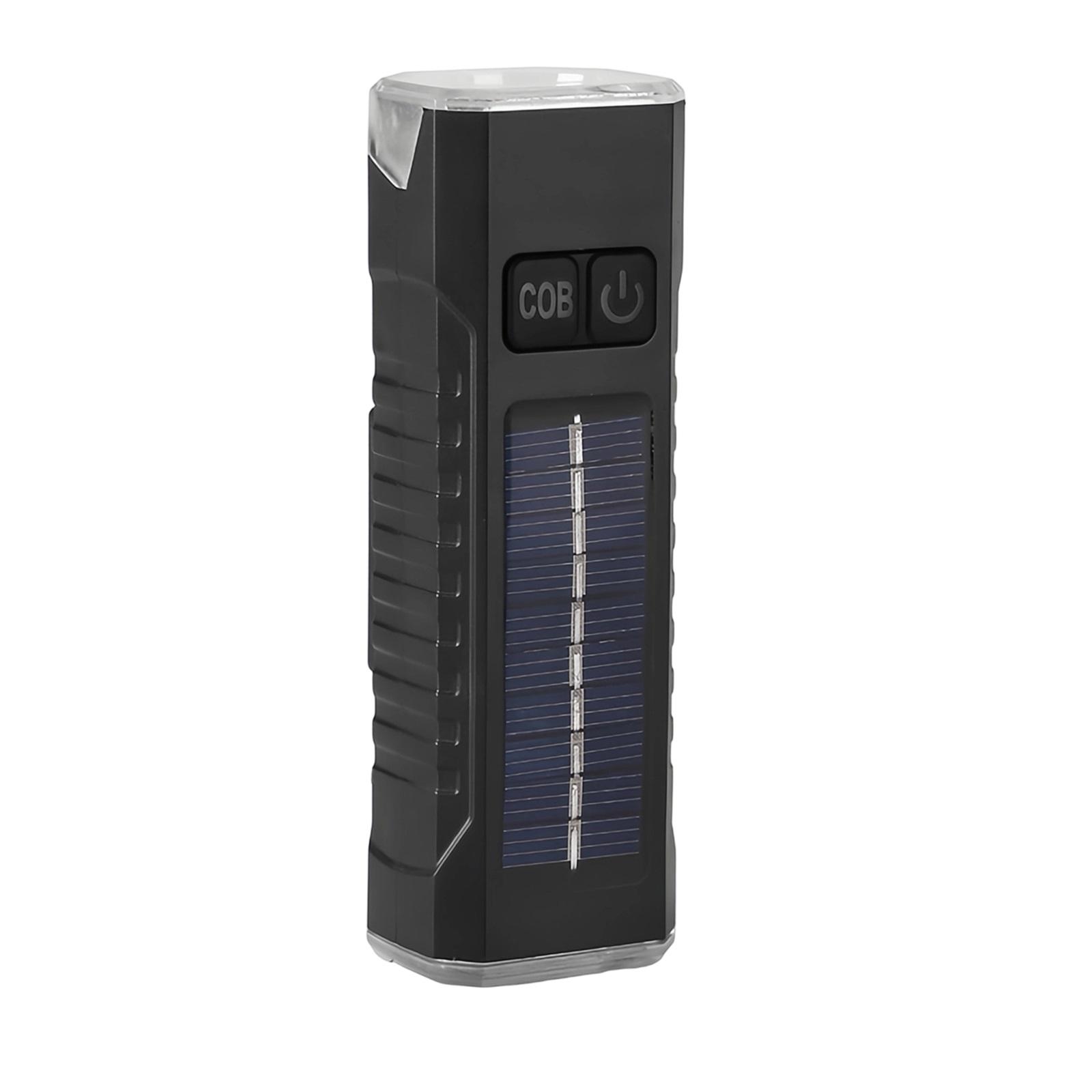 

Rechargeable Solar Lights, Headlamps with Two Charging .Two Types of L0ight Sources for The Bilateral Lamp Head, Allowing for Two Differe One Size чорний