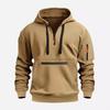 Felpa con cappuccio impermeabile con cerniera da uomo - Abbigliamento sportivo casual autunno/inverno