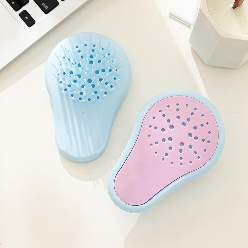 Hollowed-out Massage Comb, Multi-functional Air Comb, Ventilation Holes, Dry and Wet Dual-purpose Hair Smoothing Comb, Styled Straight Hair Comb