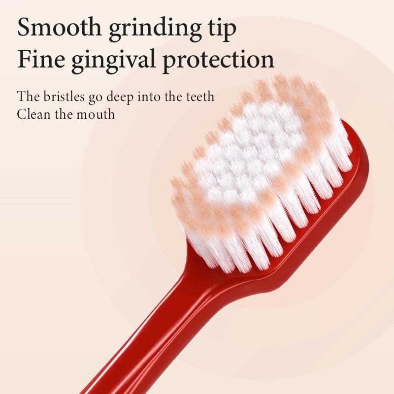 7PCS Multi-Color Soft Bristle Toothbrush Detachable Couple Manual Toothbrush For Home Use Tooth Care