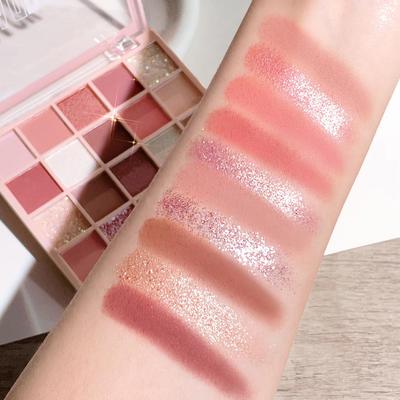 Eyeshadow Tray Pearl Shimmer Natural Brightening and Contouring Integrated Tray Eyeshadow Palette Lasting Setting Everyday Cosmetics Fashion Makeup