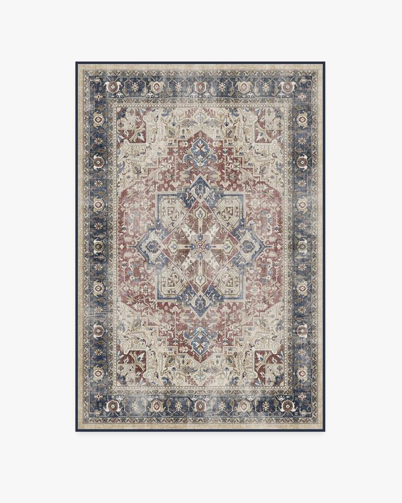 Royal Rose Pink Rug Traditional Bedroom Living Room Decorative Rug Vintage Persian Washable Rug Kitchen Dining Room Non-slip Rug