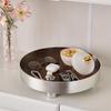 Nordycka Okrągła Taca na Stolik Kawowy do Przechowywania Ozdób, Aromaterapii, Perfum i Kosmetyków.