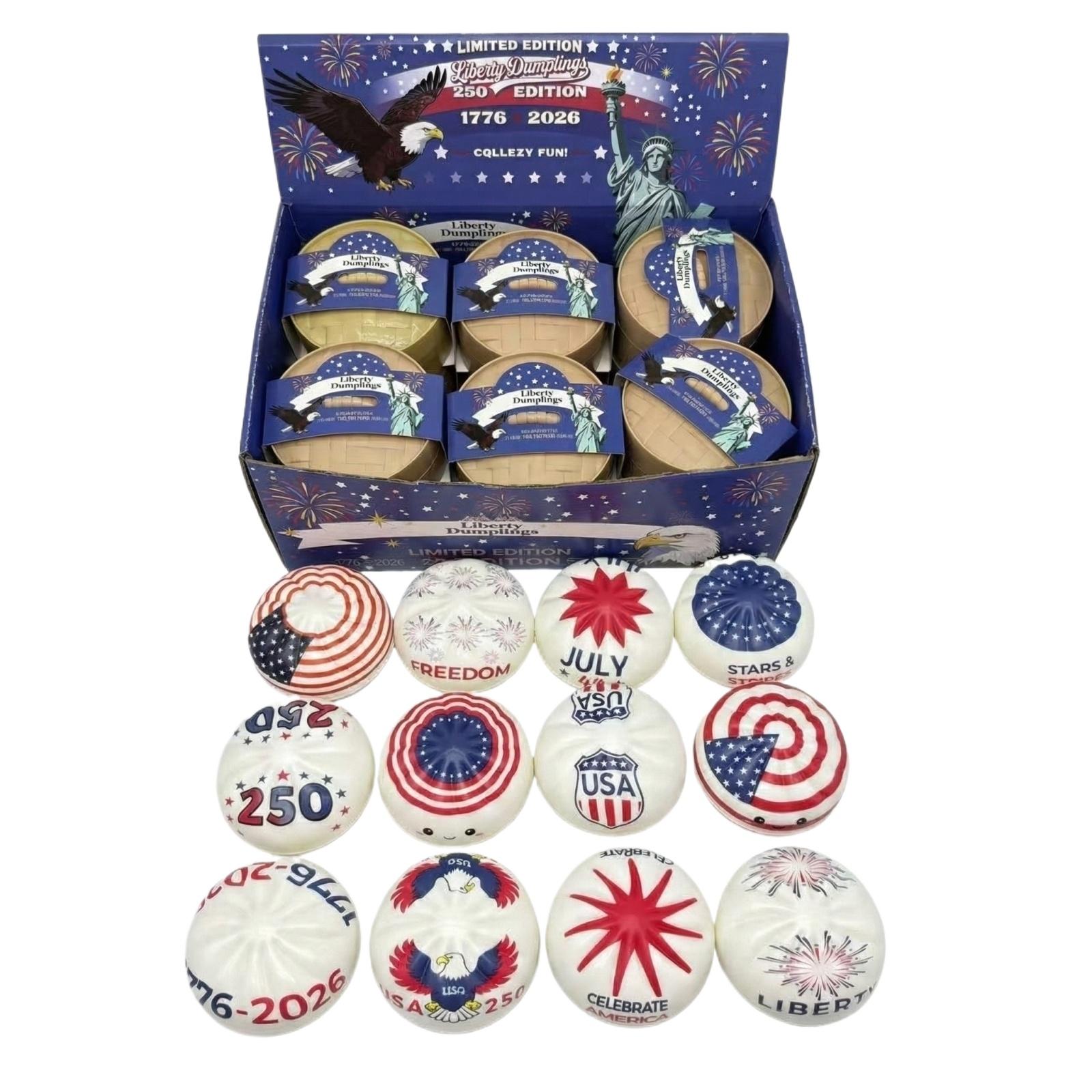 Stress-Relief Steamed Bun Toy Squeezable Stress-Relief Bun Realistic Steamed Bun Stress Toy Slow-Rising Steamed Bun One Size