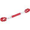 Universelle Lenkerstrebe Verstellbar 22mm 7/8in Verstärkter Querholm (rot)