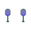 3000V Electric Mosquito Racket Mosquito Killer Lamp 2-in-1 USB Rechargeable Foldable Mosquito Swatter Fly Swatter Repellent Lamp