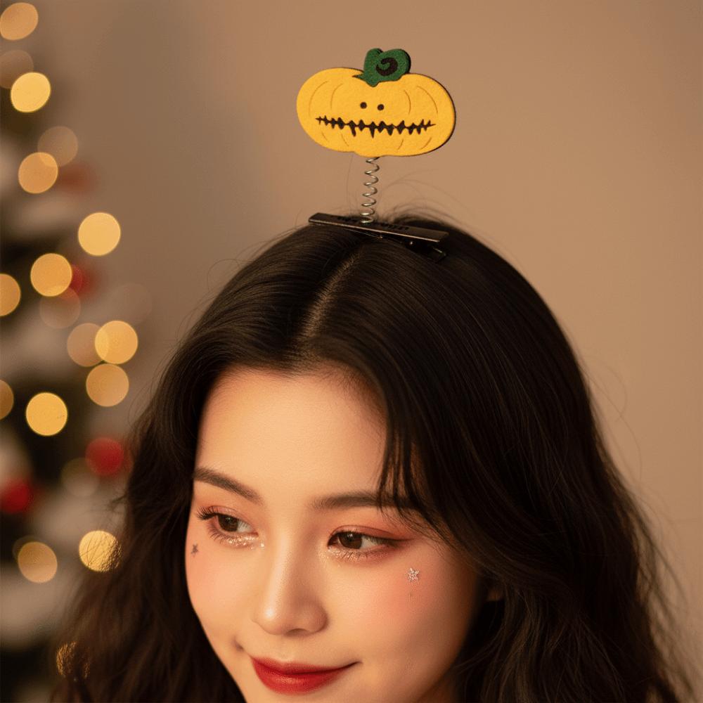 Spring Loaded Spring Hairpins Shaking Effect Gothic Duckbill Clips Halloween Party