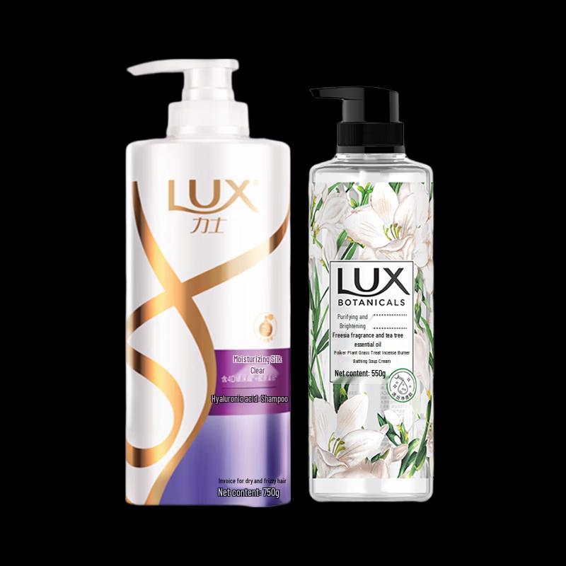 Lux Moisture Smooth Shampoo & Freesia Tea Tree Shower Gel Set