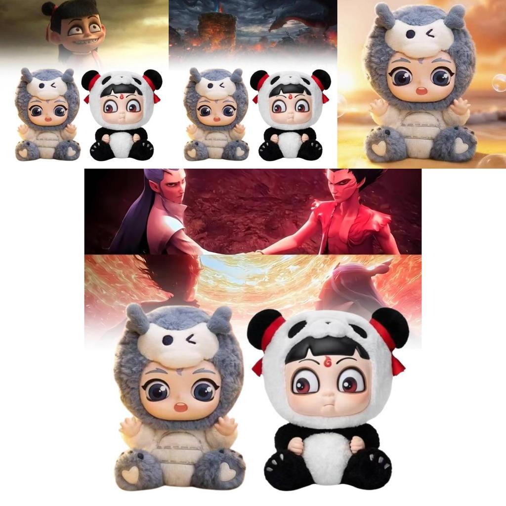 Soft And Adorable Plush Toy Nezha And Bai Long Aobing For Kids Emotional Development