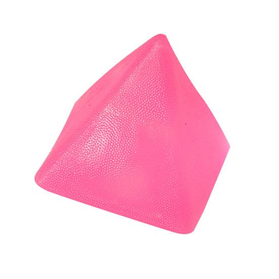 Anxiety Relief Cube Squeeze Toy Frosted Cone Sensory Stress Toy Soft Stretchy Geometry Pinch Toy Home Office Relaxation Tool