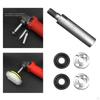 80mm Angle Extension 4Pcs Nut Polishing Machine Tool M10 Thread Rotary Polisher Shaft