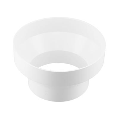 Bathroom 150mm Male Spigot Duct Reducer 8 To 6 Inch Duct Good Toughness Sturdiness ABS Plastic Easy Processing