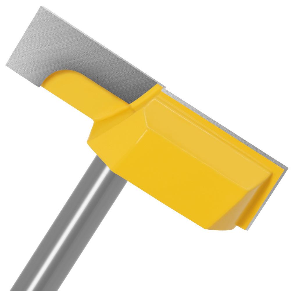 57mm Flat Bottom Slotting Cutter - Woodworking Trim Router Bit for Edge Cleaning