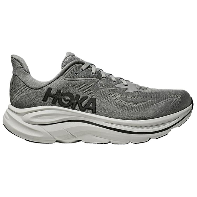 HOKA One One Clifton 10 Comfortable Versatile Durable Breathable Running Shoes Men Sneakers Gray 1162030-GYST