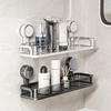 Wall-mounted Suction Cup Storage Rack Space Saving Bathroom Drain Rack  Kitchen