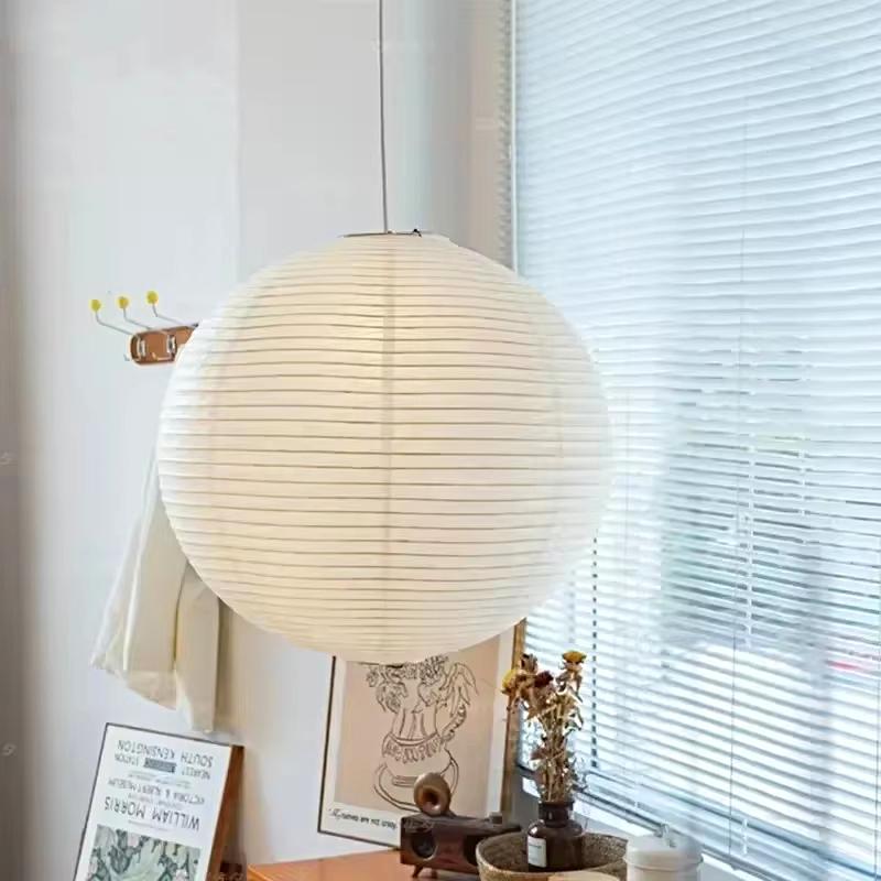1PC Pendant Lamp Shade Minimalist Hanging Lamps Lantern Ball Paper Lantern Light Artistic Paper Art Lampshade Japanese 30/40cm