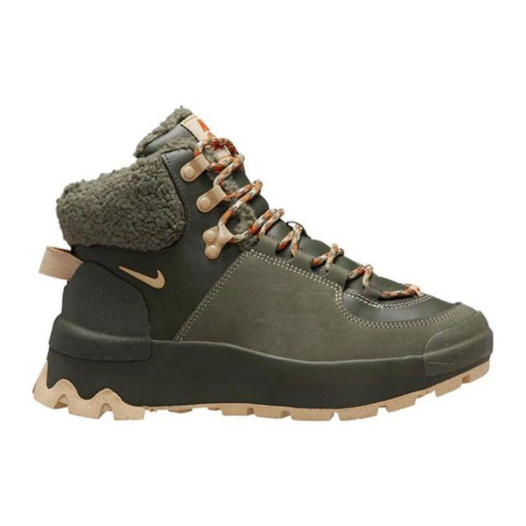 Nike City Classic Premium Cargo Khaki Sezamové Dámské Tenisky Zelená Středně Olivová Ohnivě Oranžová FD0211-300