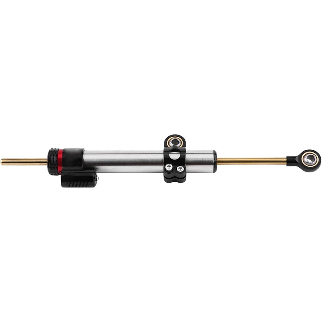 Motorcycle Steering Damper, Aluminum Universal Motorcycle Steering Damper Stabilizer for MT10 MT 07 MT09 Long Type